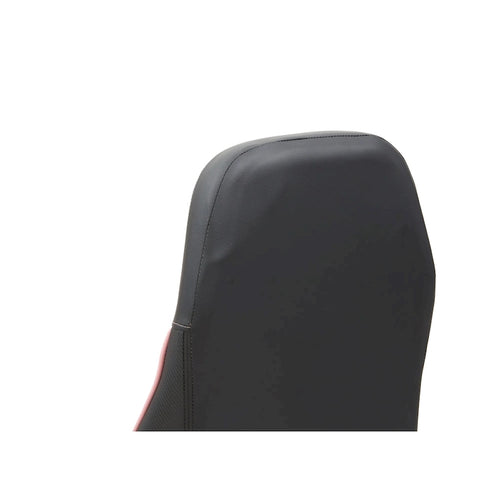 Fauteuil de gaming inclinable en simili cuir noir par
