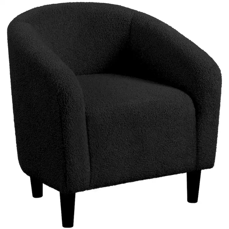 Club Chair Accent Barrel Chair Upholstered Arm Chair