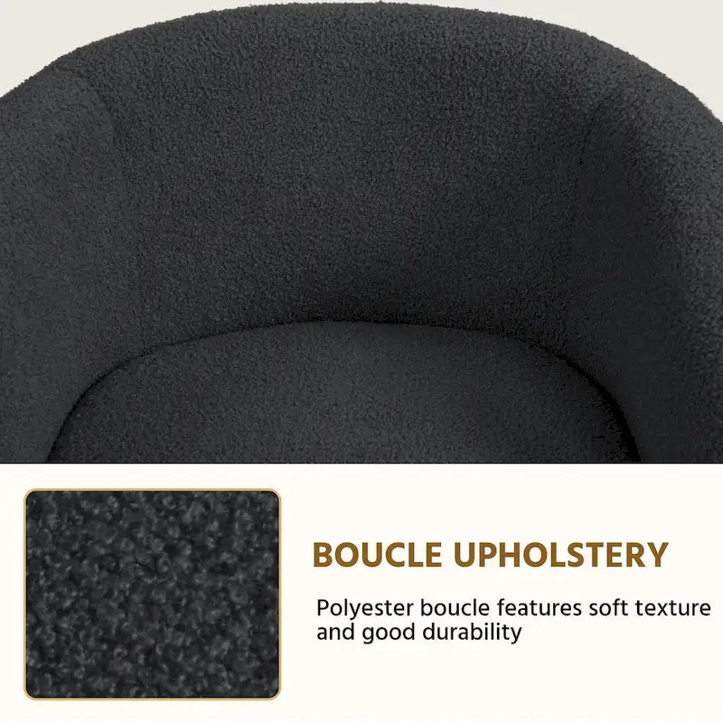 Club Chair Accent Barrel Chair Upholstered Arm Chair