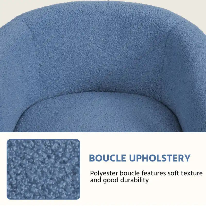 Club Chair Accent Barrel Chair Upholstered Arm Chair