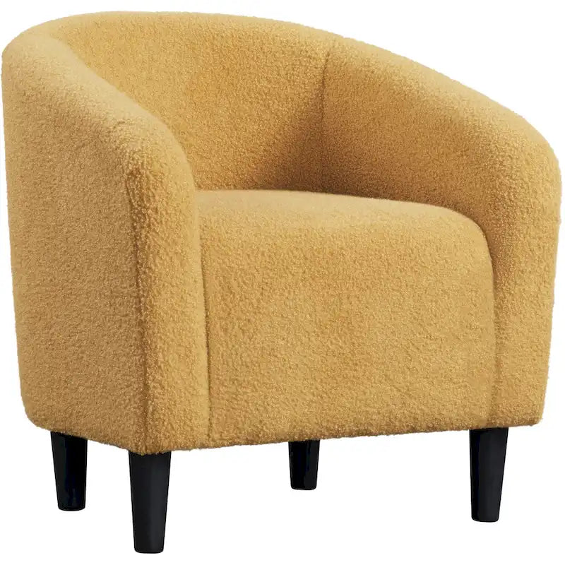 Club Chair Accent Barrel Chair Upholstered Arm Chair