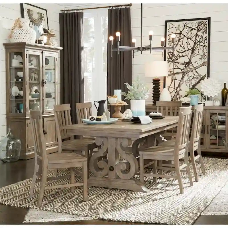 The Dove Tail Grey Dining Table - dove tail grey