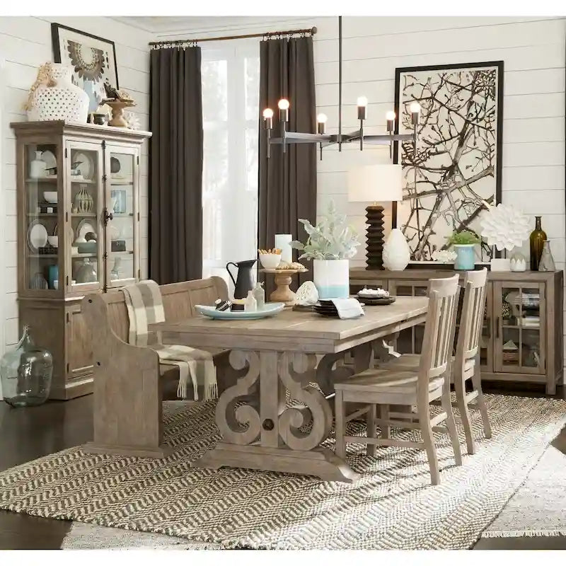 The Dove Tail Grey Dining Table - dove tail grey