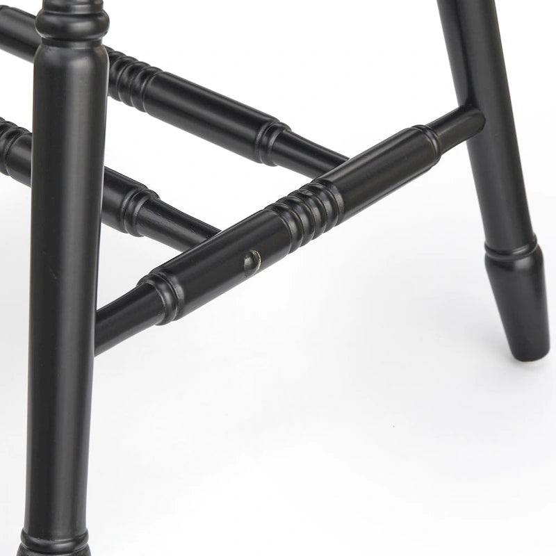 Solid Wood Spindle Dining Chairs (Set of 2)