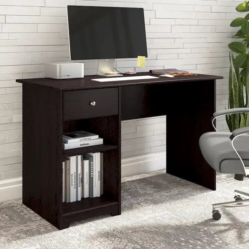48W Computer Desk with Storage by