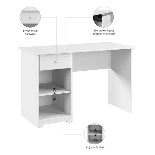 Bureau informatique 48 W avec rangements par