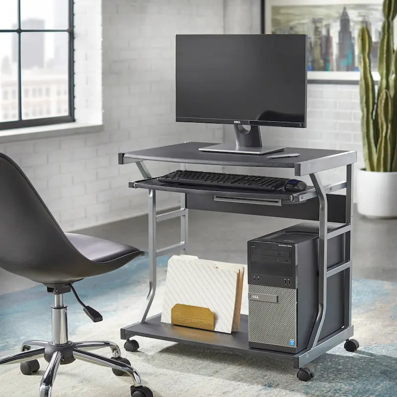 Rolling Computer Desk Cart