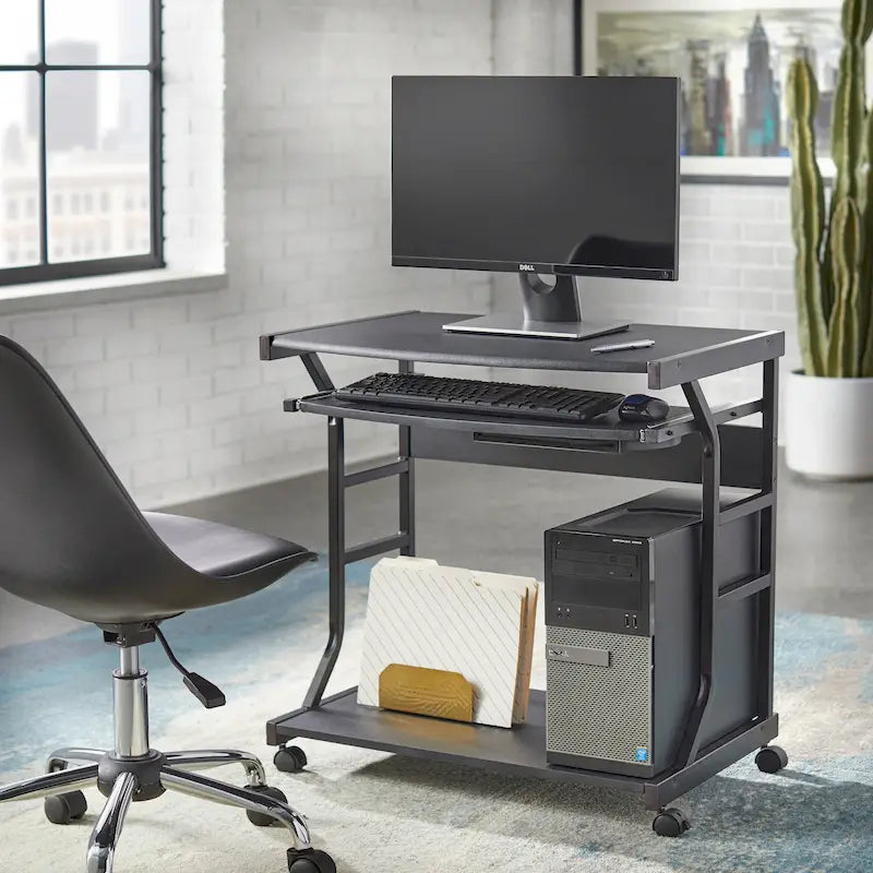 Rolling Computer Desk Cart