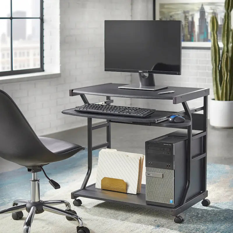 Rolling Computer Desk Cart