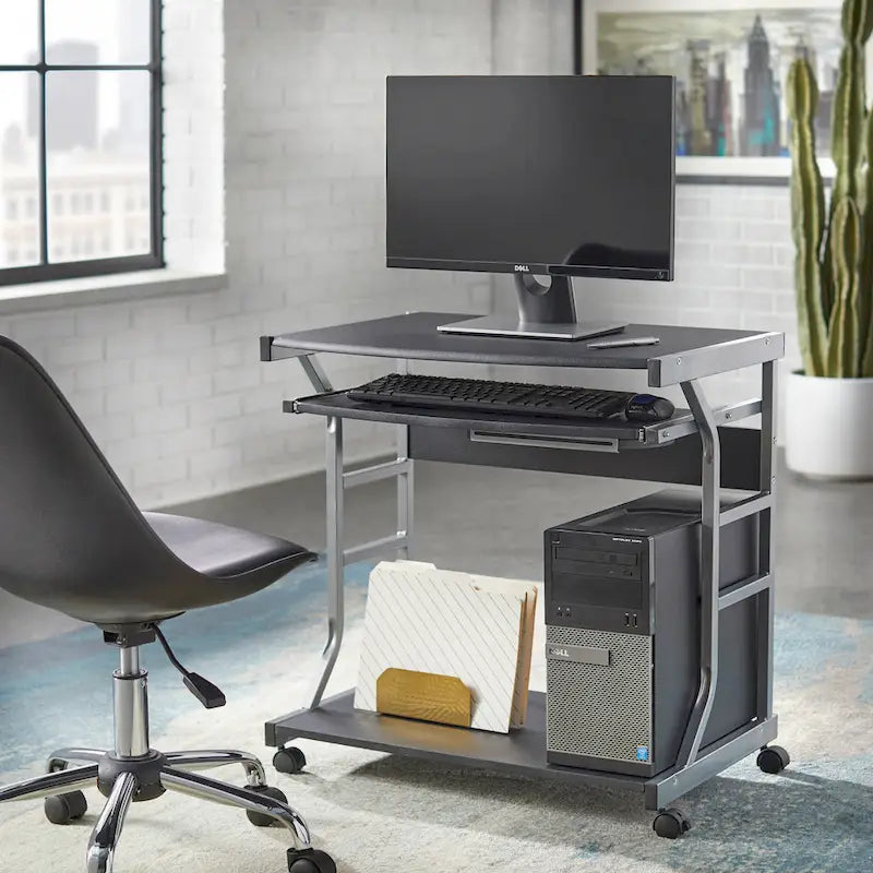 Rolling Computer Desk Cart