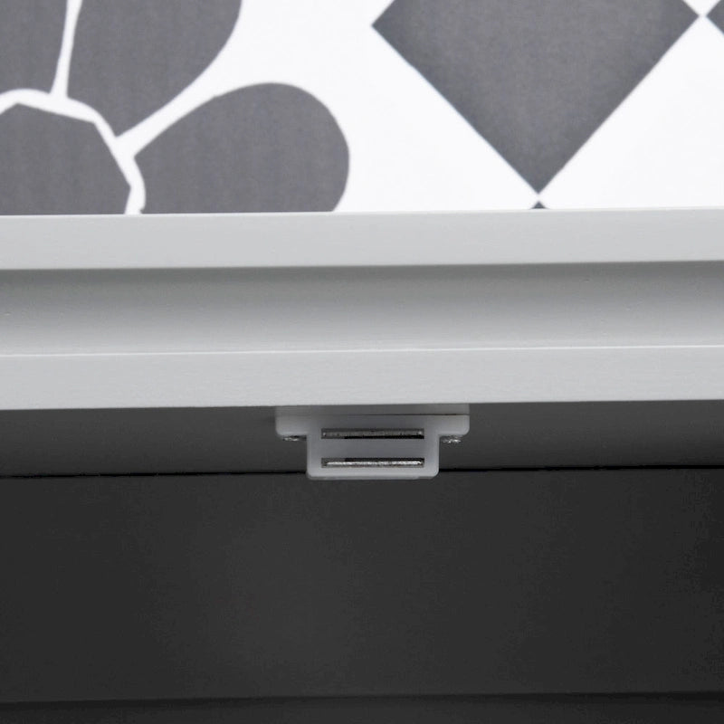 Modern Over The Toilet Storage Cabinet, Double Door Bathroom Organizer